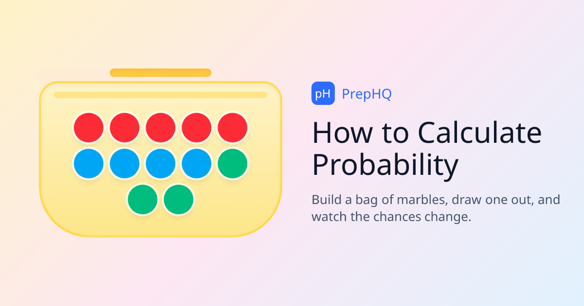 How to Calculate Probability — Free Interactive Tool | PrepHQ
